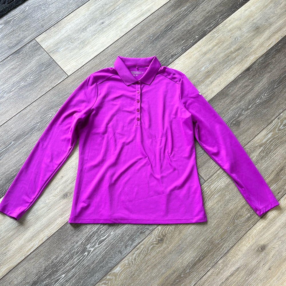 Women’s Nike Long Sleeve Dri-Fit Polo